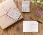 Preview: Österliche Geschenkanhänger Rosa Blau, mini Klappkarten zum beschriften deiner Geschenke an Ostern