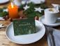 Preview: Weihnachtliche Geschenkanhänger Moosgrün, mini Klappkarten zum beschriften deiner Geschenke an Weihnachten