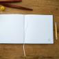 Preview: Kondolenzbuch schlicht dezent stilvoll grau blanko