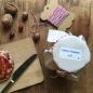 Preview: Marmeladendeckchen Beige für Marmeladengläser und selbstgemachte Marmelade