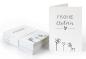 Preview: Geschenkanhänger frohe Ostern Weiß, mini Klappkarten zum beschriften deiner Ostergeschenke
