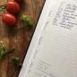 Preview: Blanko Kochbuch zum selbst ausfüllen im Vintage Schultafel Design