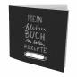 Preview: Rezeptbuch zum selbst gestalten mini, Vintage Handlettering Design in SchwarzWeiß