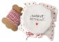 Preview: Marmeladendeckchen für Hochzeit Gastgeschenke - Weiß Rot im Herzen Design