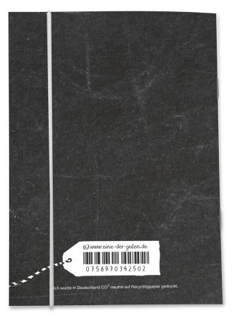 Mein kleines schwarzes Buch - handliches Notizbuch für kreative Skizzen, Ideen und Notizen, schwarz, A6 mit Gummiband