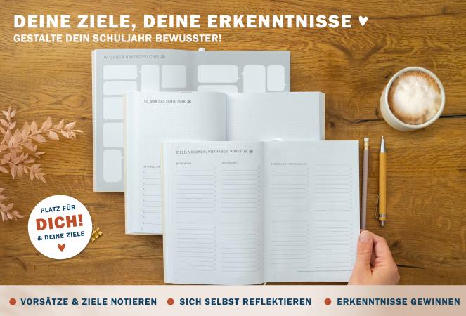 Lehrerkalender 2024 2025 für die Grundschule, beige blau rot, mit Beobachtungsbögen, Stundenplan, Klassenlisten, Kontaktlisten, Vertretungsstunden, u.v.m.