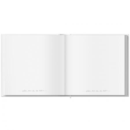 Design Hochzeitsgästebuch für Minimalisten Hochzeit, Weiß Salbei Grün