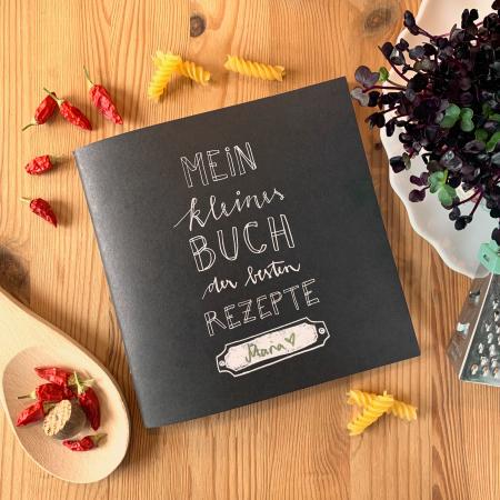 Rezeptbuch für eigene Kochideen und Backideen, Mint Blau