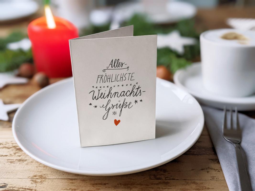 Weihnachtliche Geschenkanhänger Weiß, mini Klappkarten zum beschriften deiner Geschenke an Weihnachten